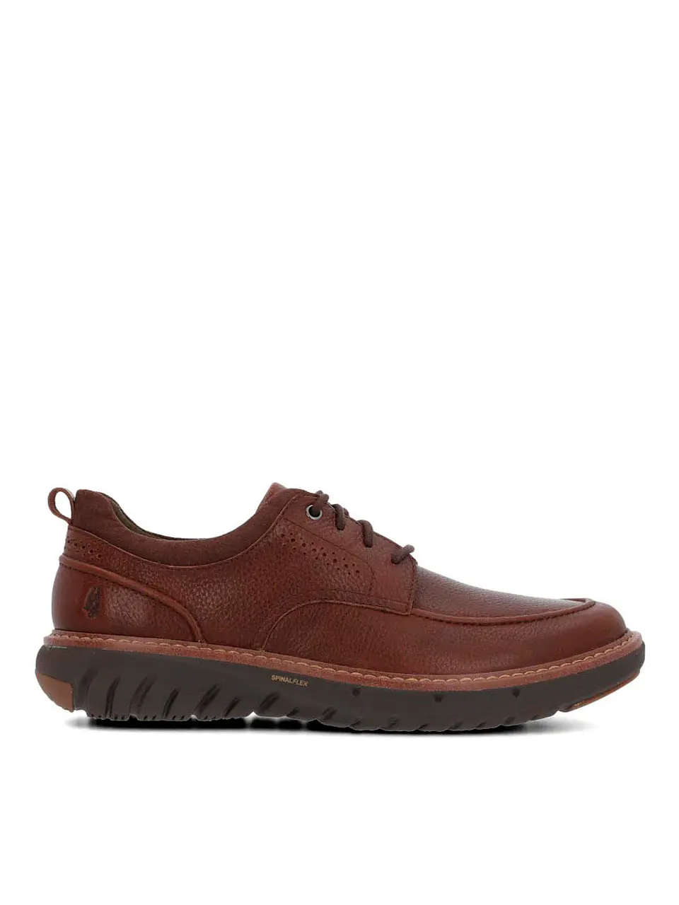 Zapato Cuero Hombre Smart Derby Café 1