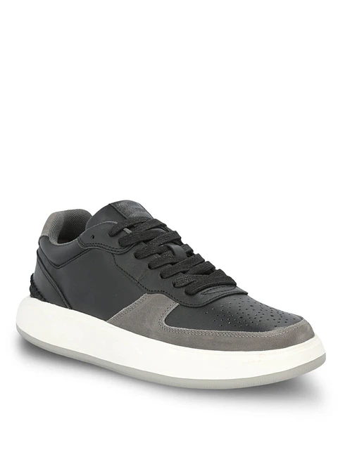 Zapatilla Cuero Hombre Mozze Negro