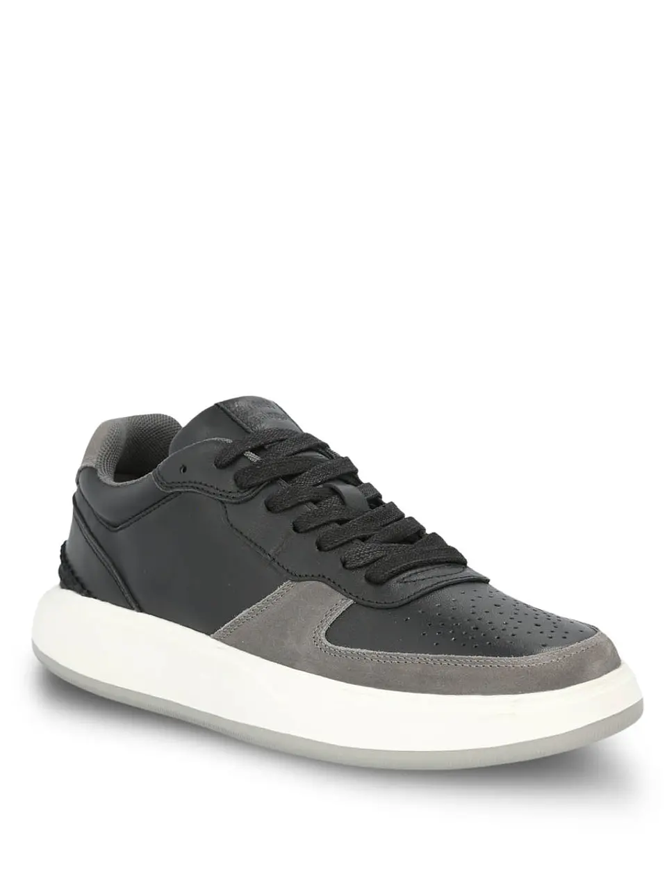 Zapatilla Cuero Hombre Mozze Negro 1