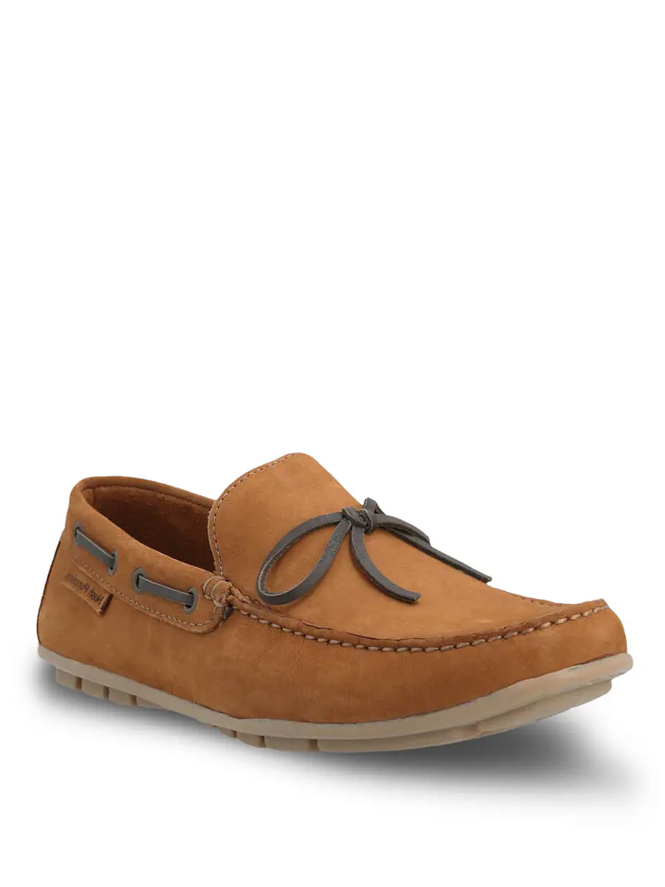 Mocasin Cuero Hombre Croce Café 2