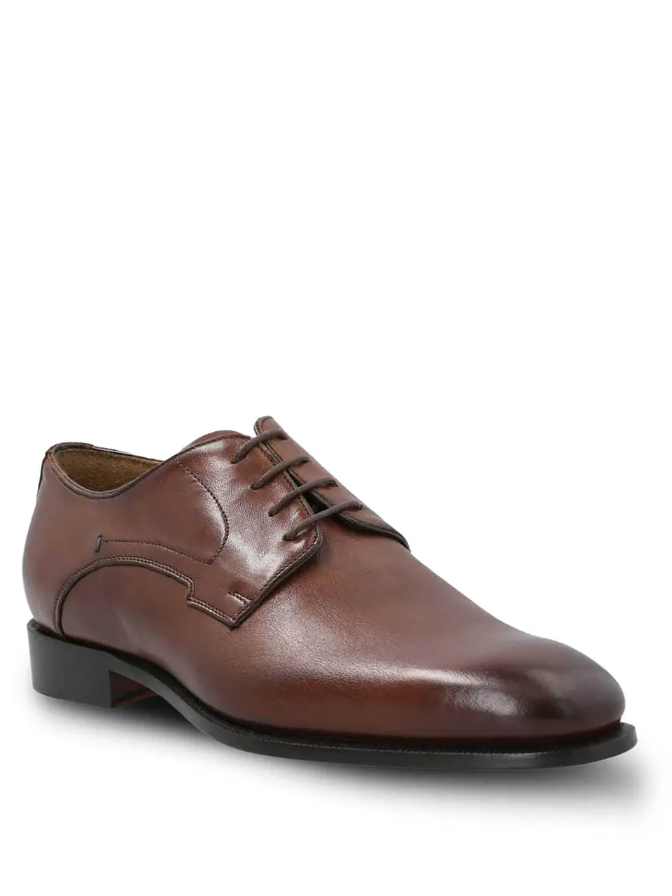 Zapato Italiano Hombre Cuero Navona Café 2