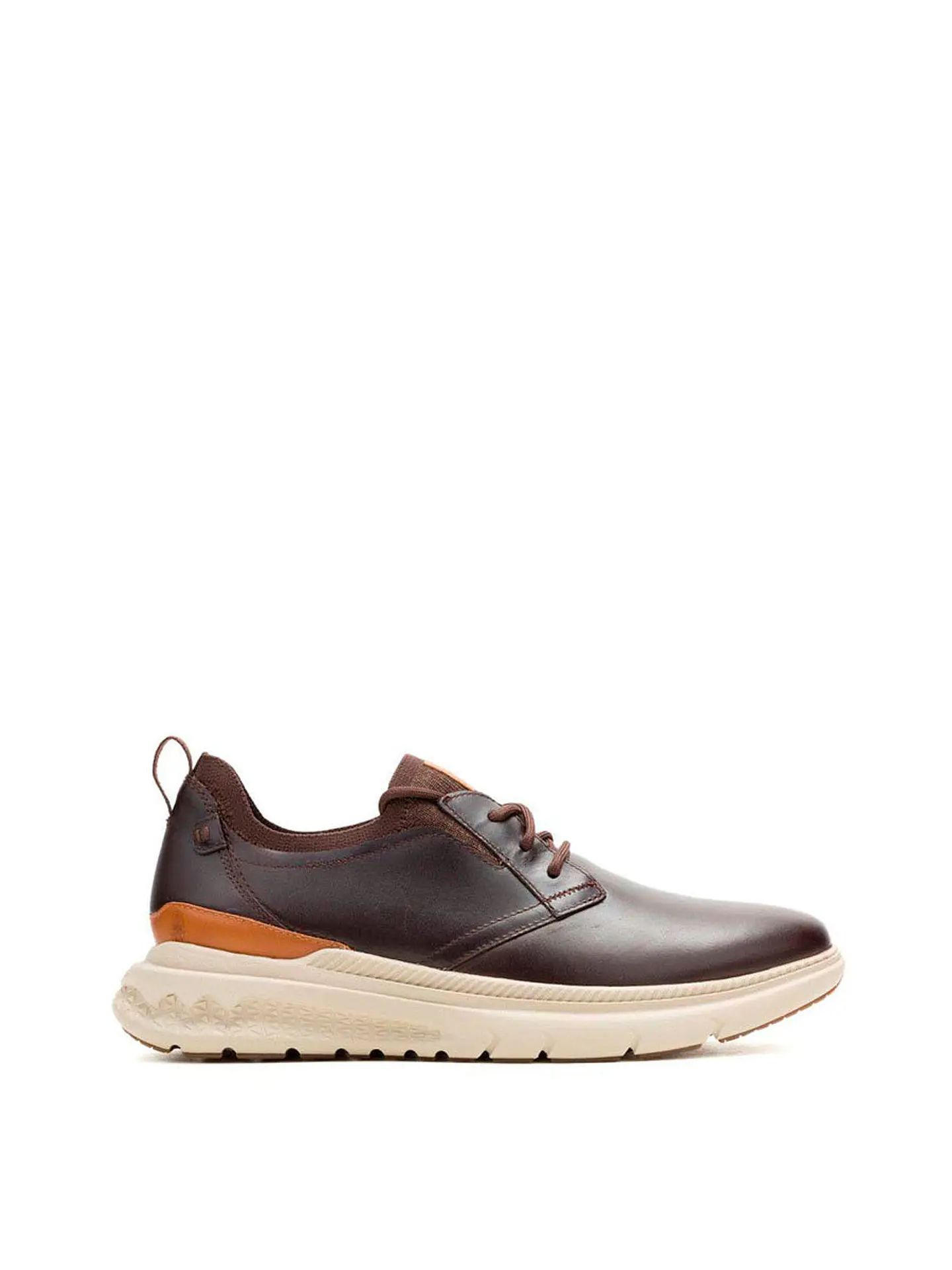 Zapato Cuero Hombre Excel Laceup Café 1