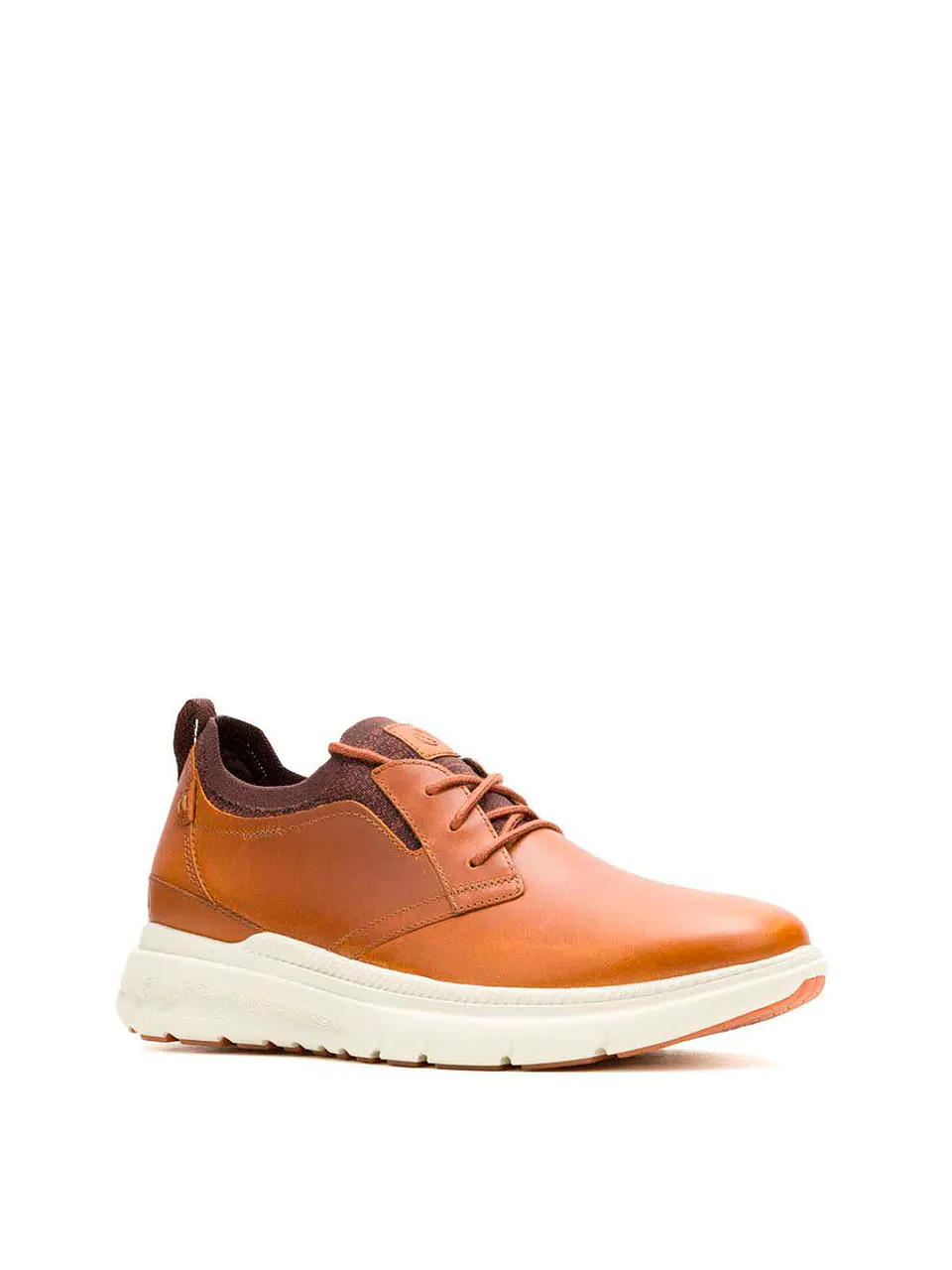 Zapato Cuero Hombre Excel Laceup Café 2
