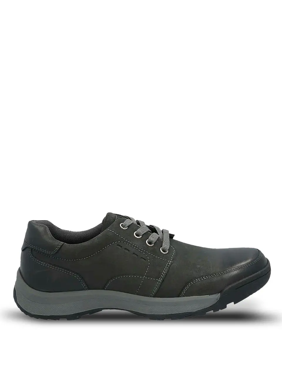 Zapato Cuero Hombre Duran Gris 1