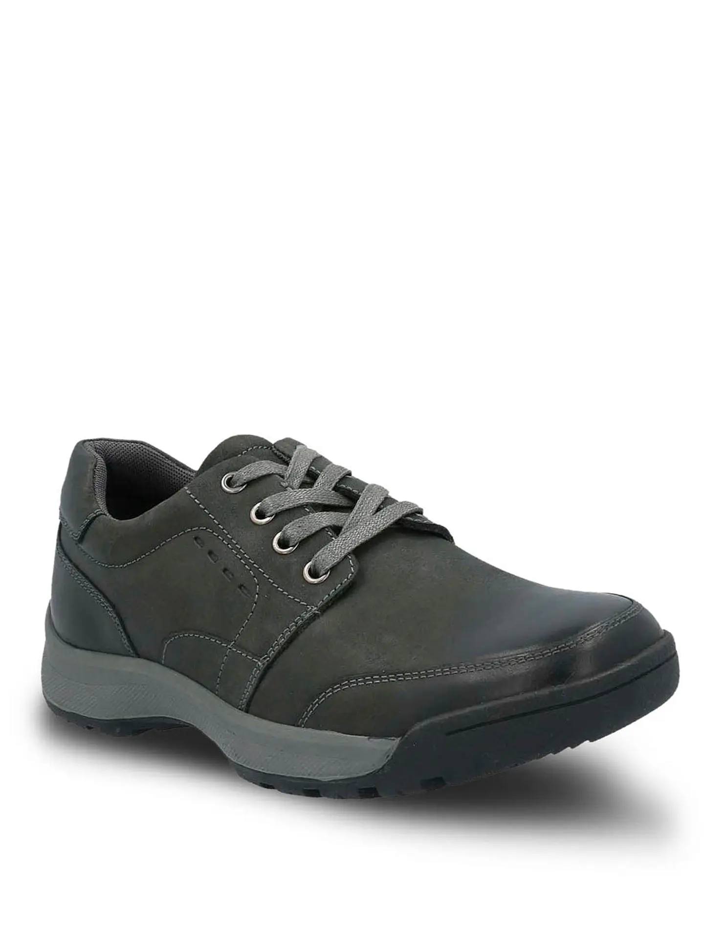 Zapato Cuero Hombre Duran Gris 2