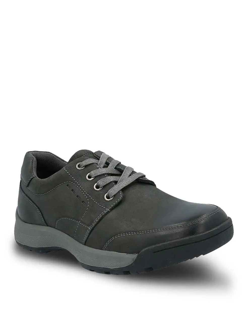 Zapato Cuero Hombre Duran Gris 2