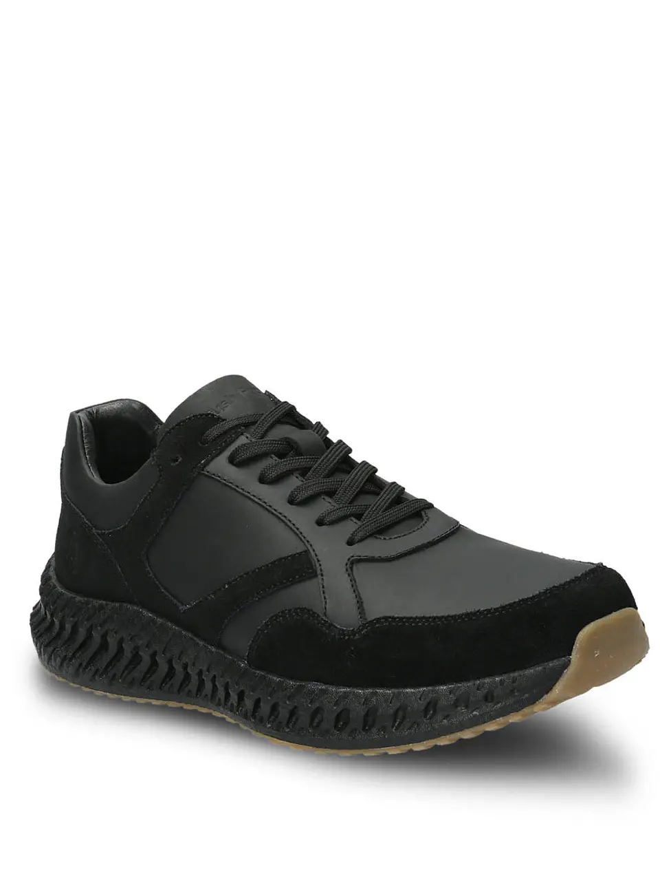 Zapatilla Cuero Hombre Spinal Explore Negro 2