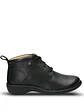 Botin Cuero Mujer Sajon Negro - Miniatura 1