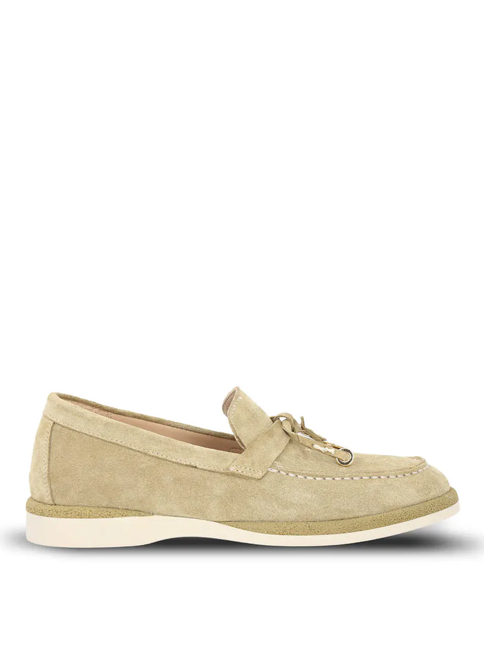 Mocasin Mujer Cuero Margott Verde 1