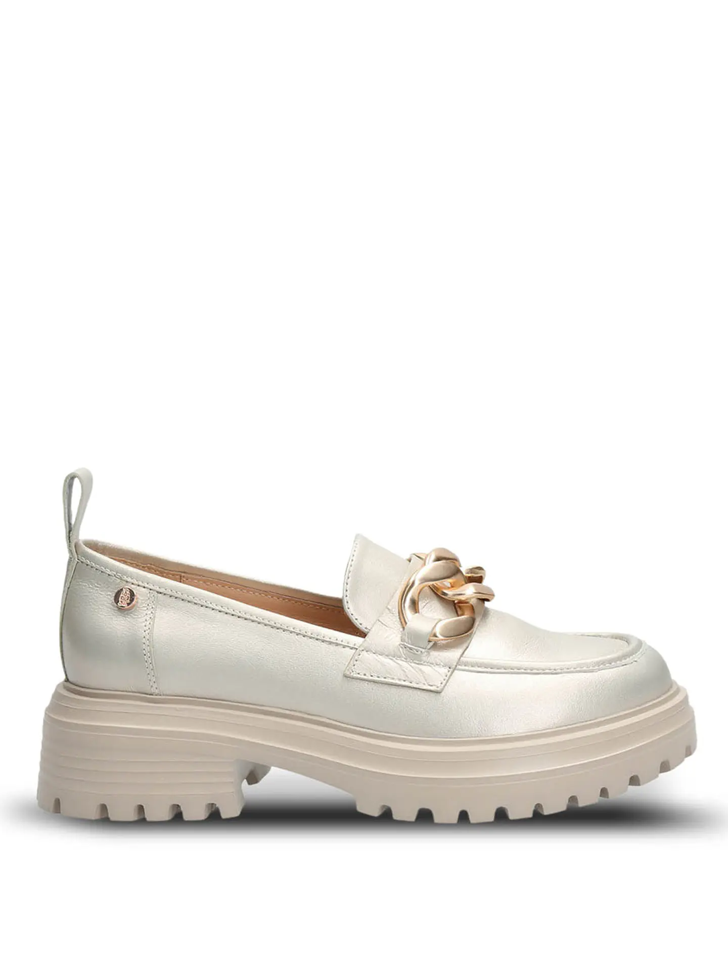 Mocasin Mujer Leboni Dorado 1
