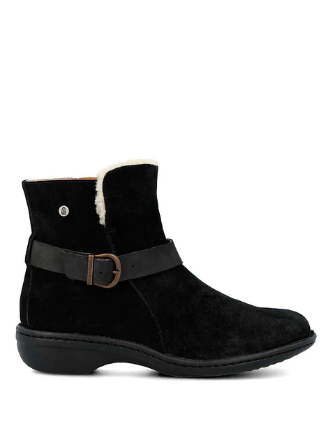 Botin Cuero Mujer Ancona Ii Negro