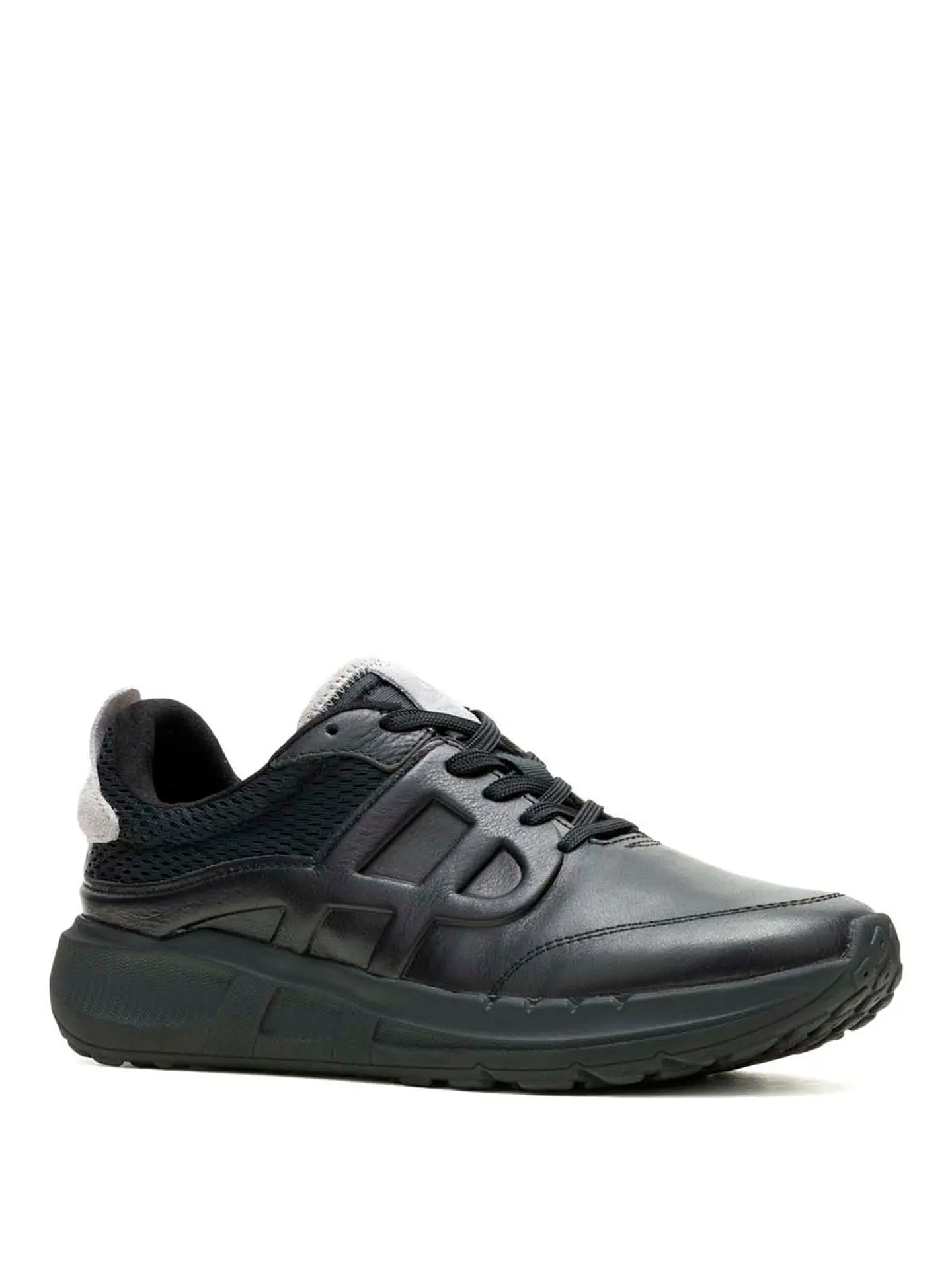 Zapatilla Cuero Hombre Seventy8 Runner Negra 2
