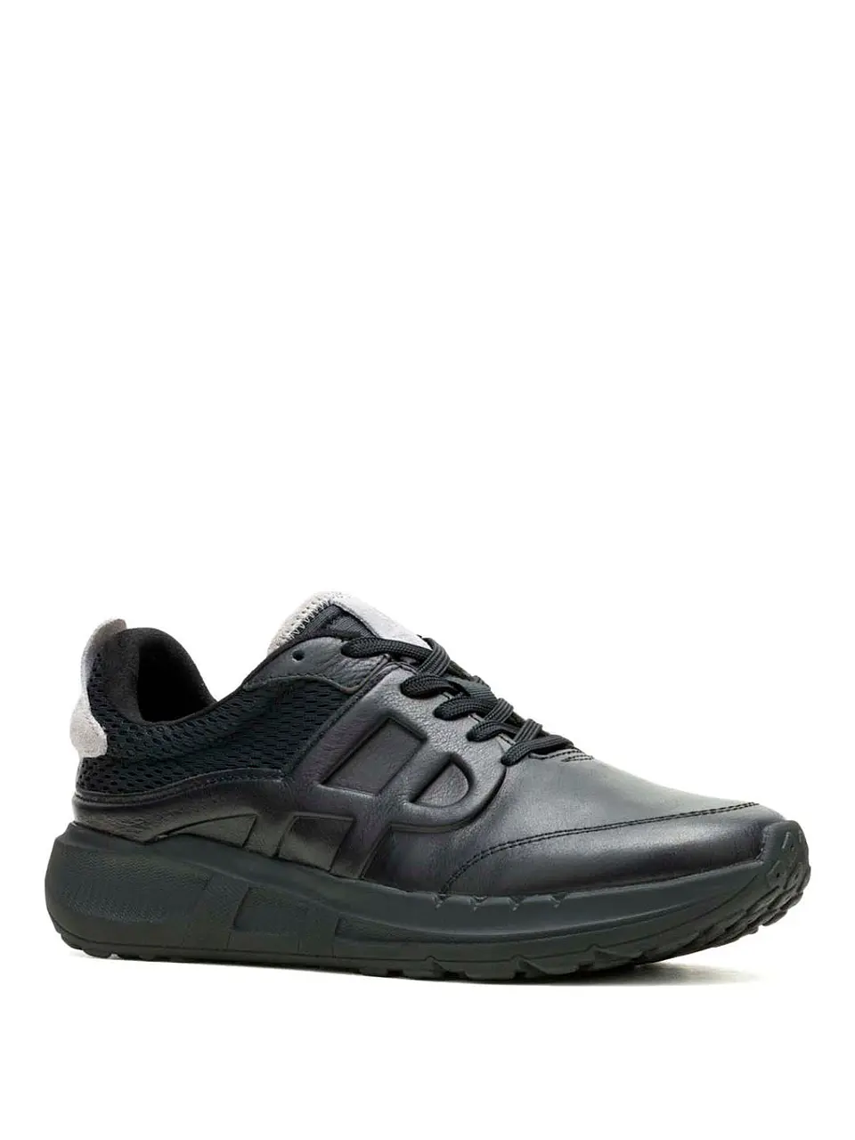 Zapatilla Cuero Hombre Seventy8 Runner Negra 2