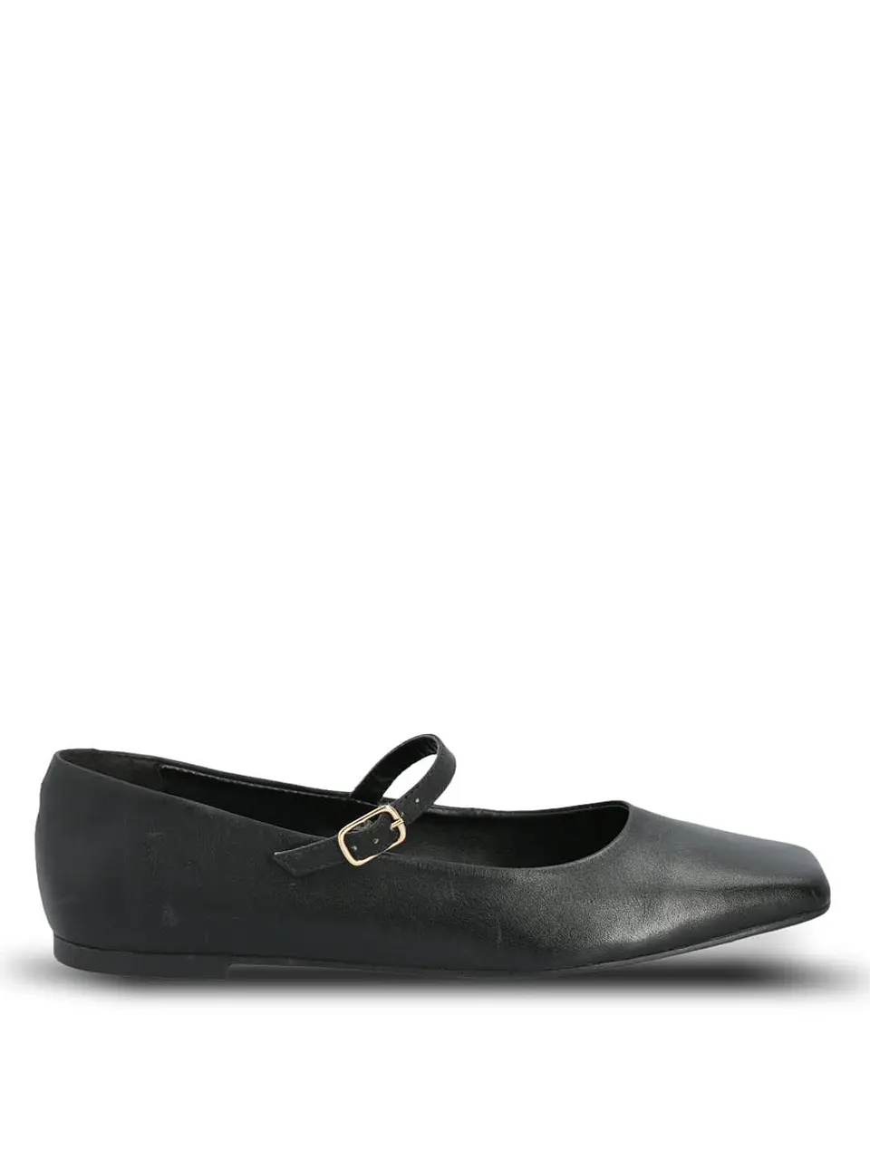 Ballerina Cuero Mujer Lovere Negro 1