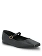 Ballerina Cuero Mujer Lovere Negro - Miniatura 2