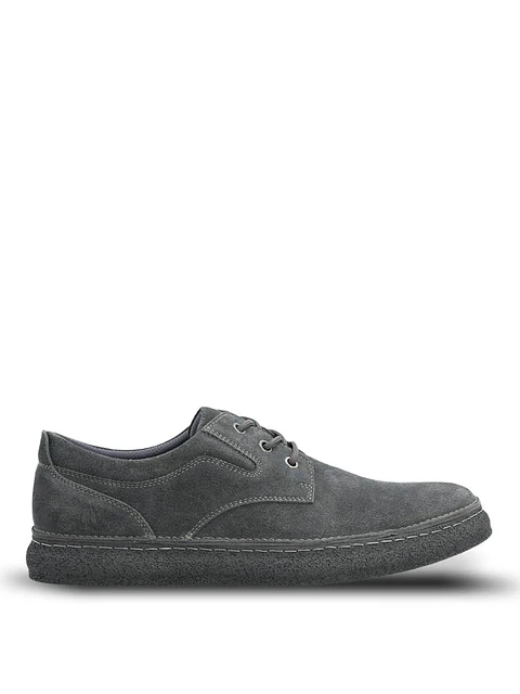 Zapatilla Cuero Hombre Gared Gris