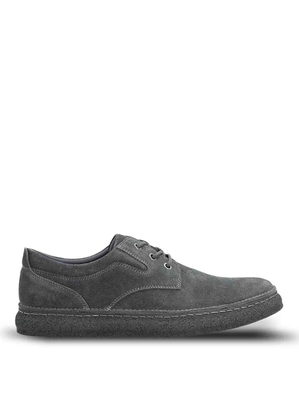 Zapatilla Cuero Hombre Gared Gris 1