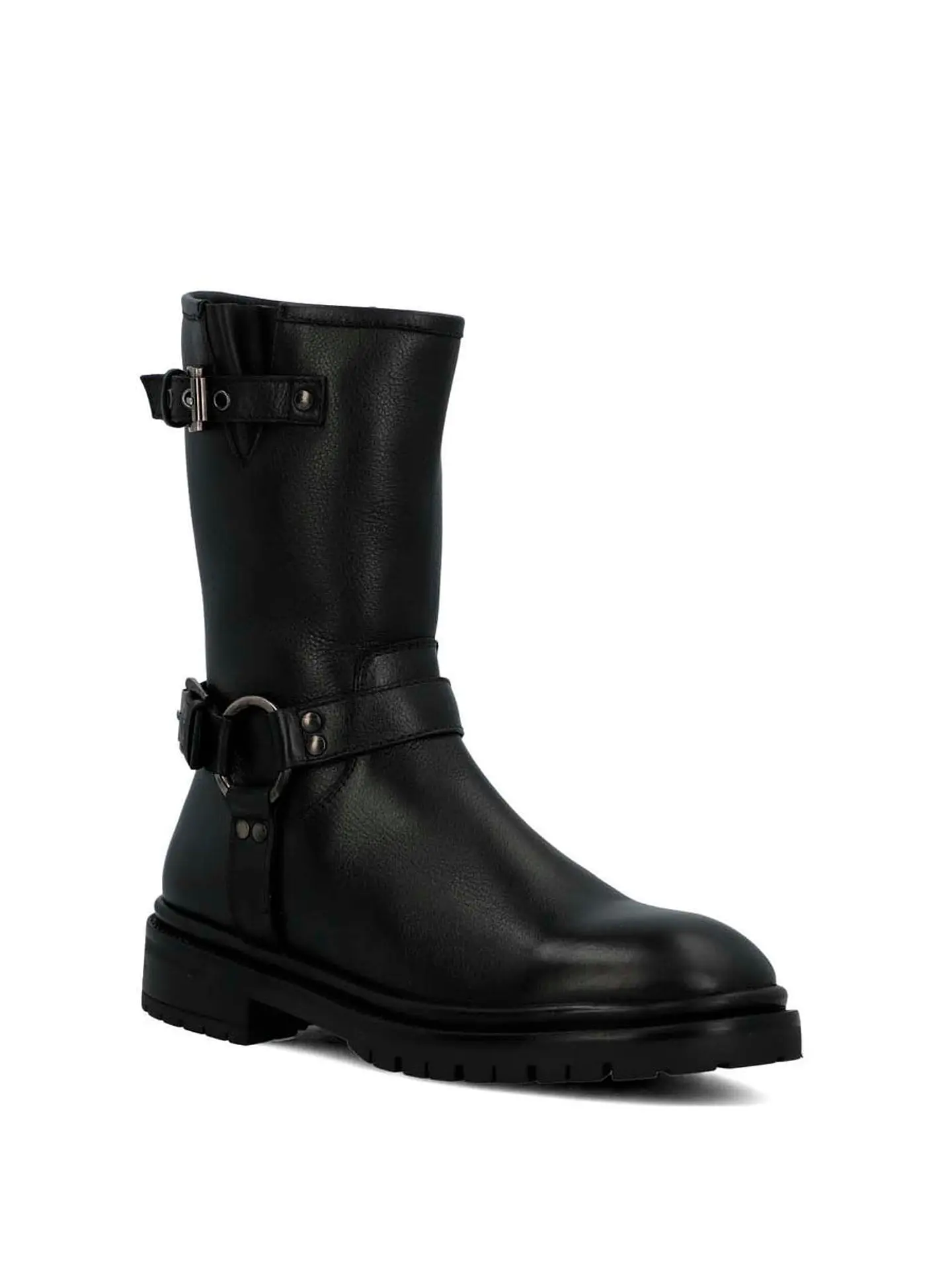 Bota Cuero Mujer Ribek Negra 2