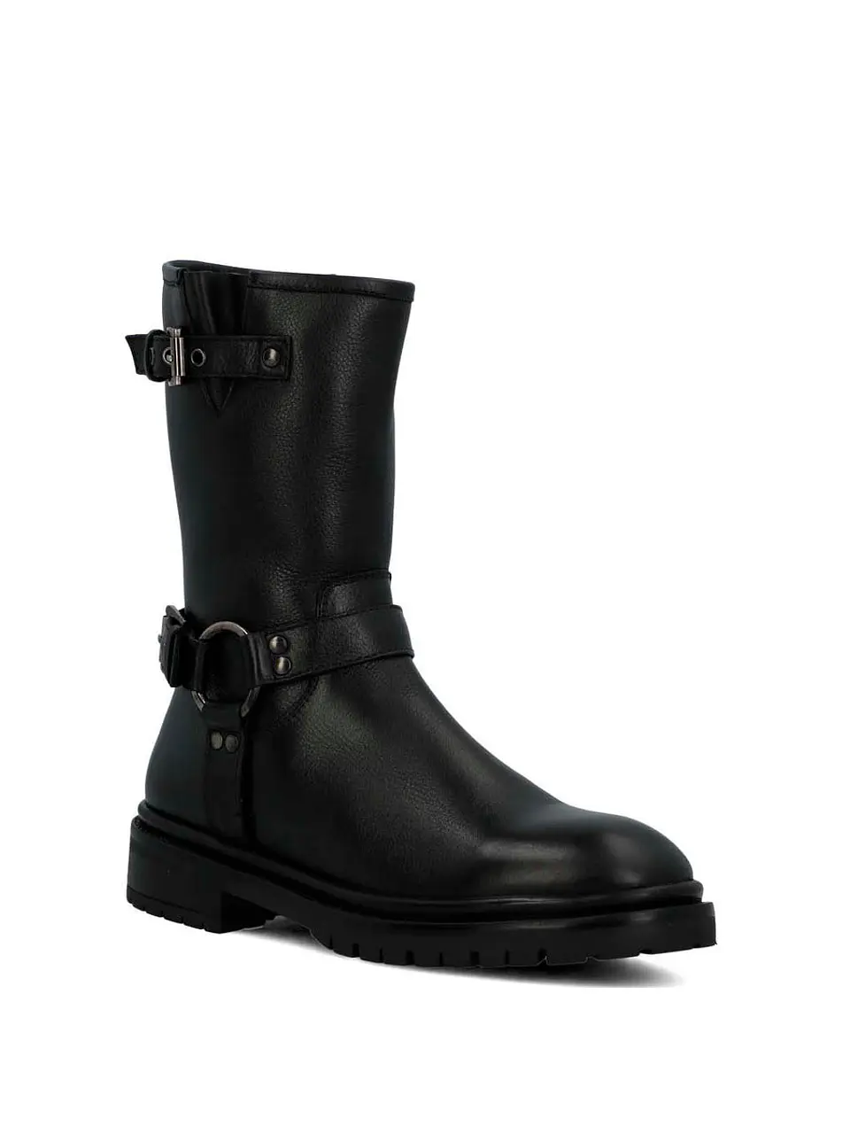 Bota Cuero Mujer Ribek Negra 2