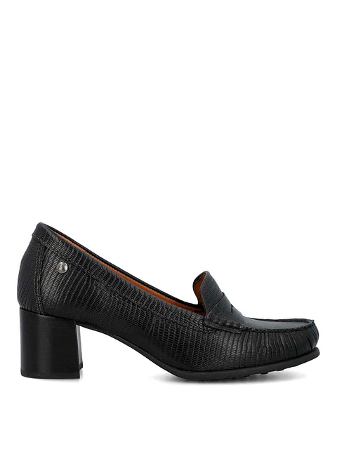 Zapato Cuero Mujer Cardi Negro
