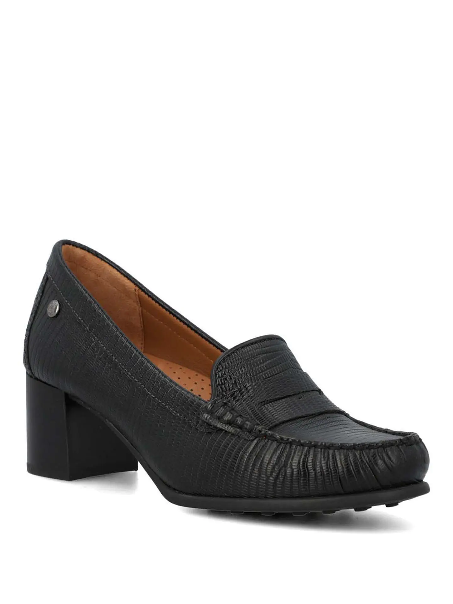 Zapato Cuero Mujer Cardi Negro 2