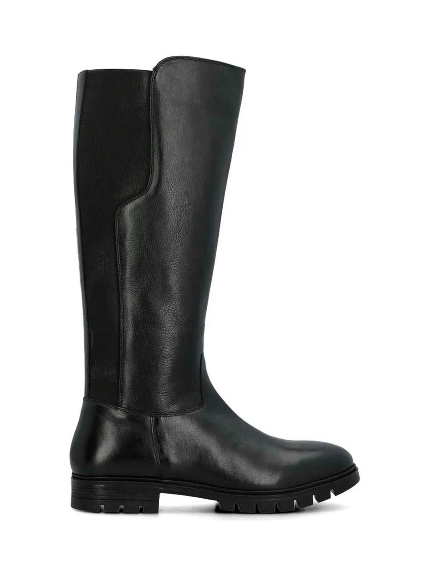 Bota Cuero Mujer Marcella Negra 1