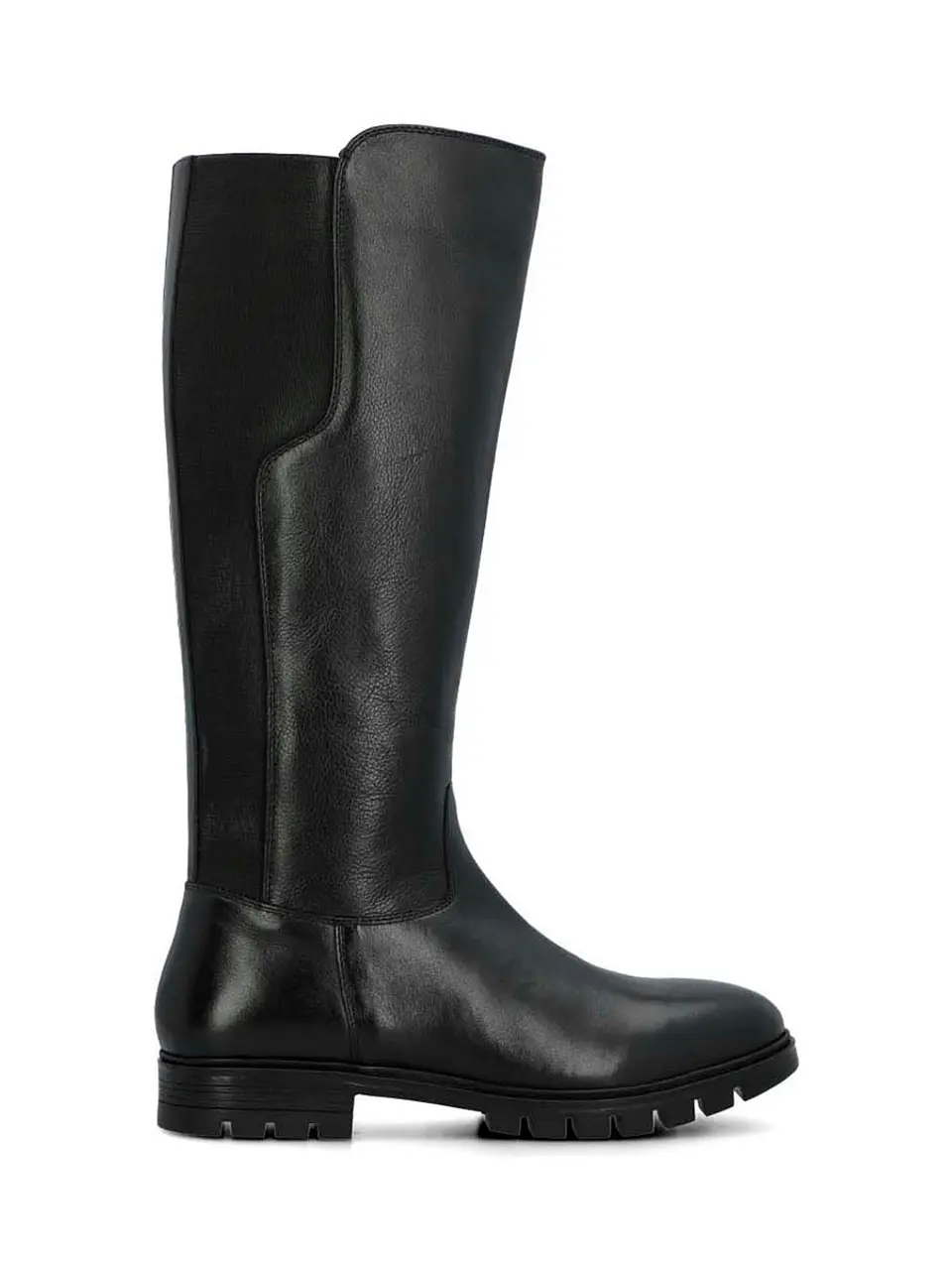 Bota Cuero Mujer Marcella Negra 1