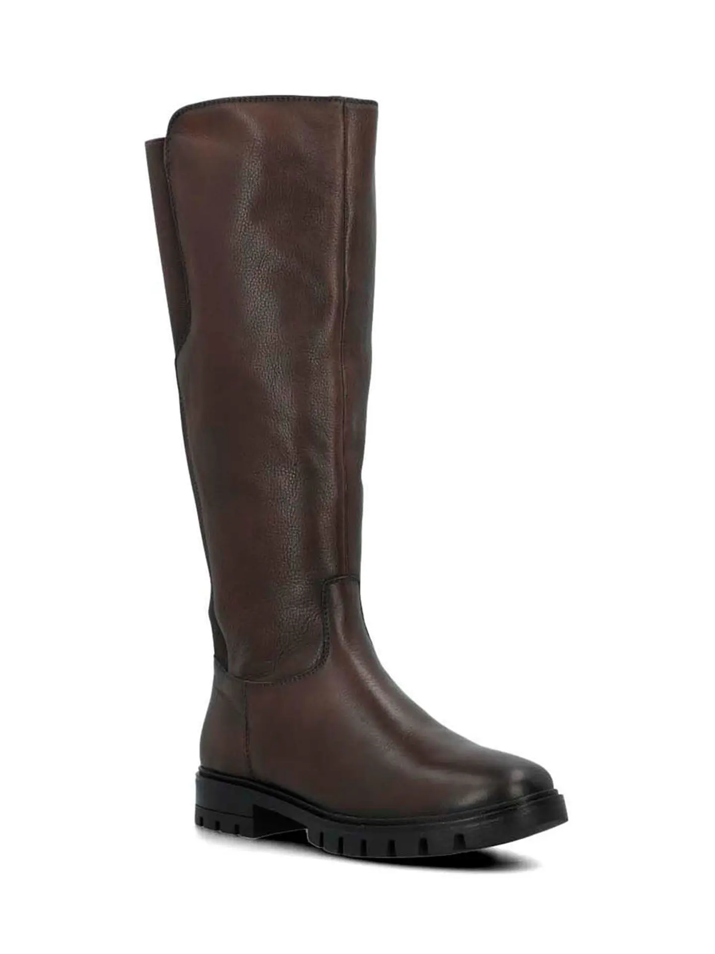 Bota Cuero Mujer Marcella Café 2