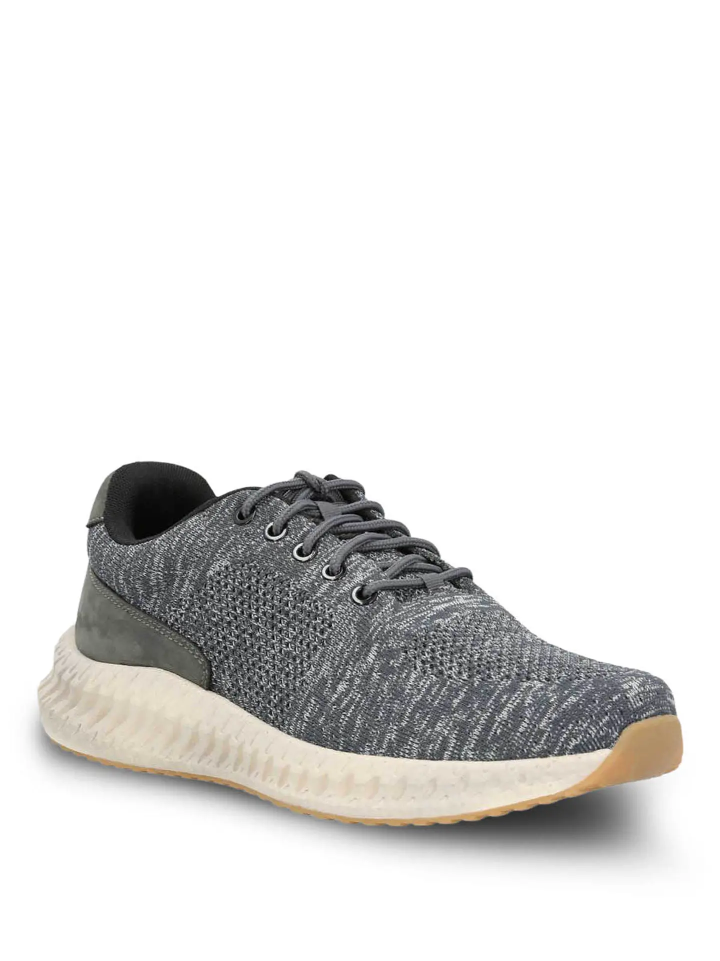 Zapatilla Spinal Hombre Knit Lace Gris 2