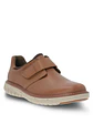 Zapato Cuero Hombre Smart Velcro Café Claro - Miniatura 2