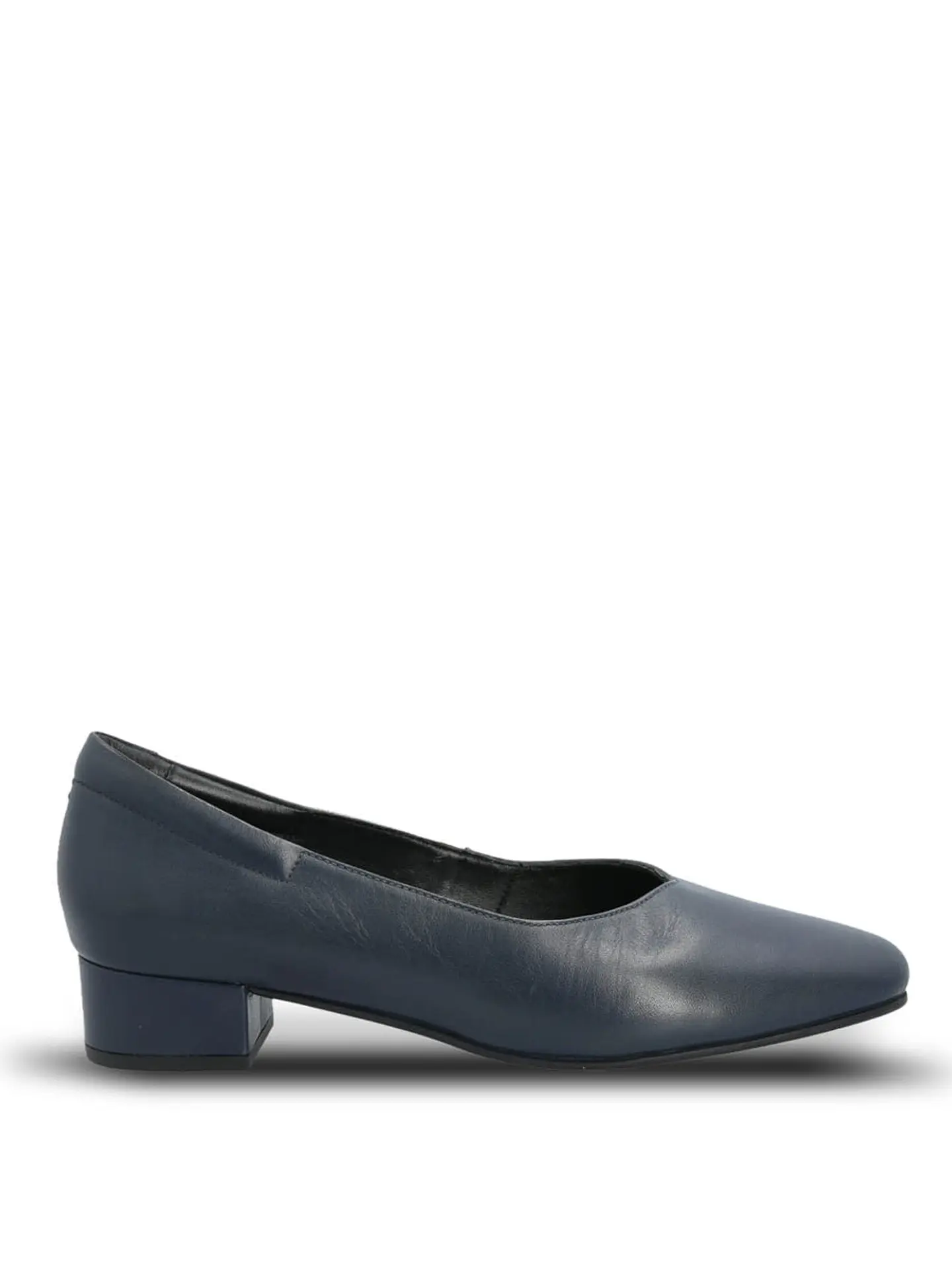 Zapato Cuero Mujer Eleven Azul Oscuro 1