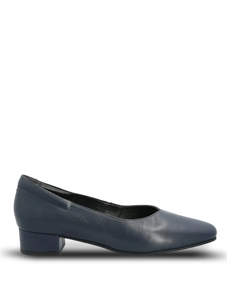 Zapato Cuero Mujer Eleven Azul Oscuro 1