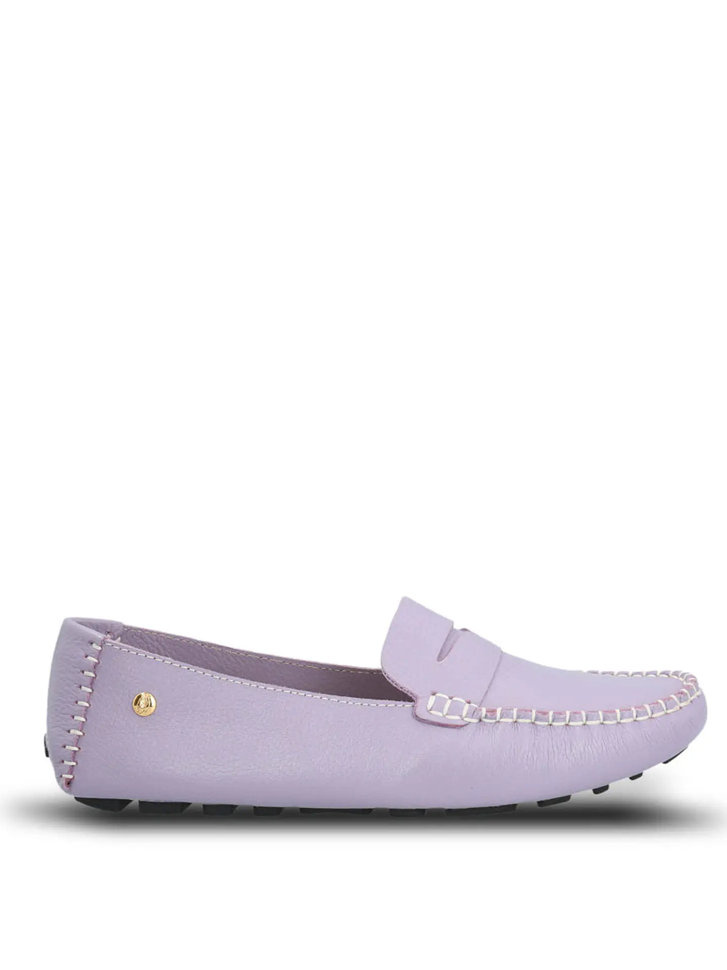 Mocasin Cuero Mujer Domaso Lila 1