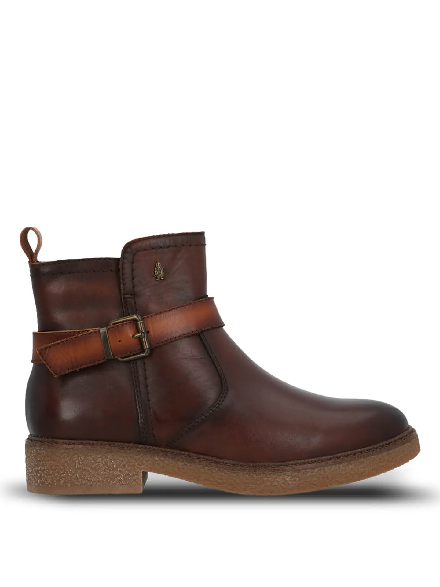 Botin Cuero Mujer Galla Café 1