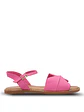 Sandalia Cuero Mujer Traona Fucsia - Miniatura 1