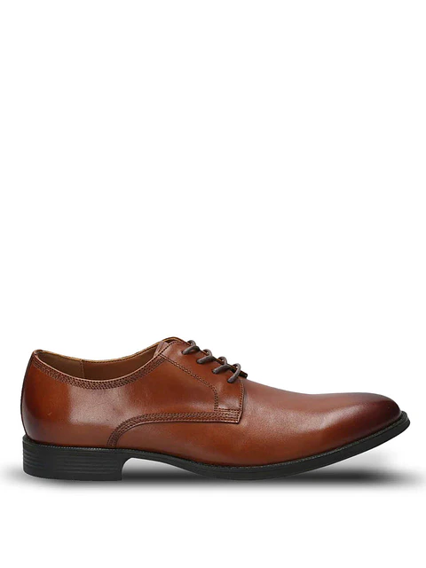Zapato Cuero Hombre Rollo Café