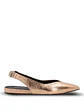 Ballerina Vestir Mujer Cuero Carmin Metalizada - Miniatura 1