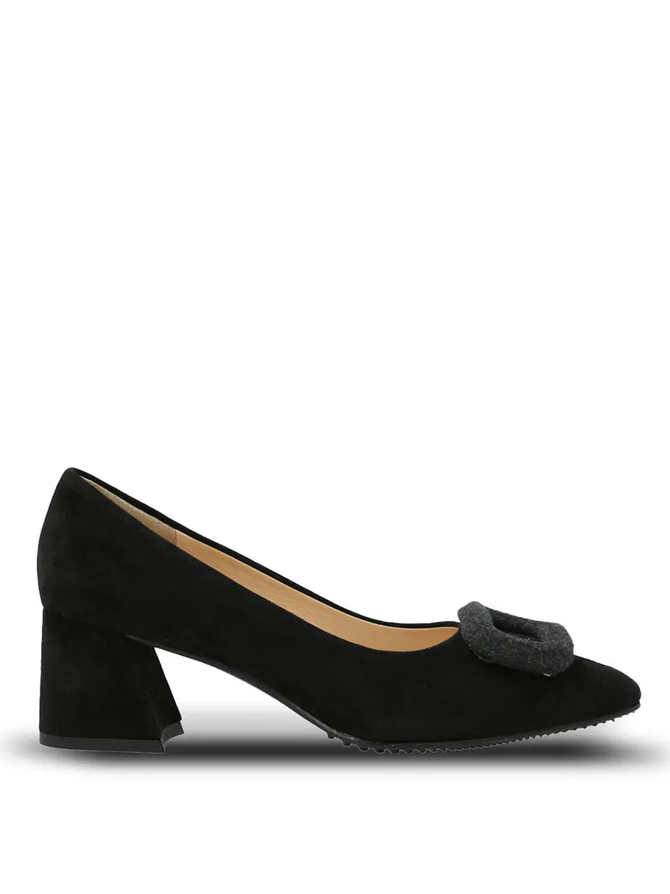 Zapato Brunate Cuero Mujer Alonza Negro 1