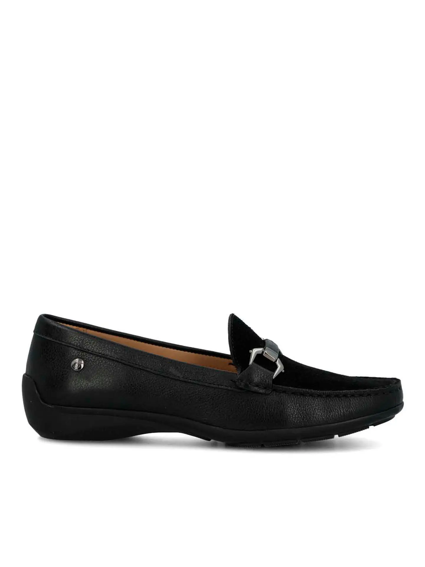 Mocasin Cuero Mujer Natalia Negro 1