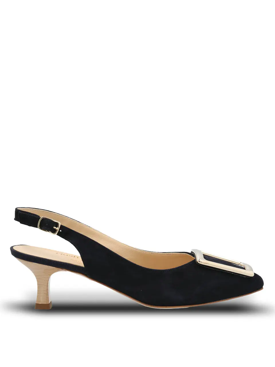 Zapato Brunate Cuero Mujer Rossella Azul Oscuro 1