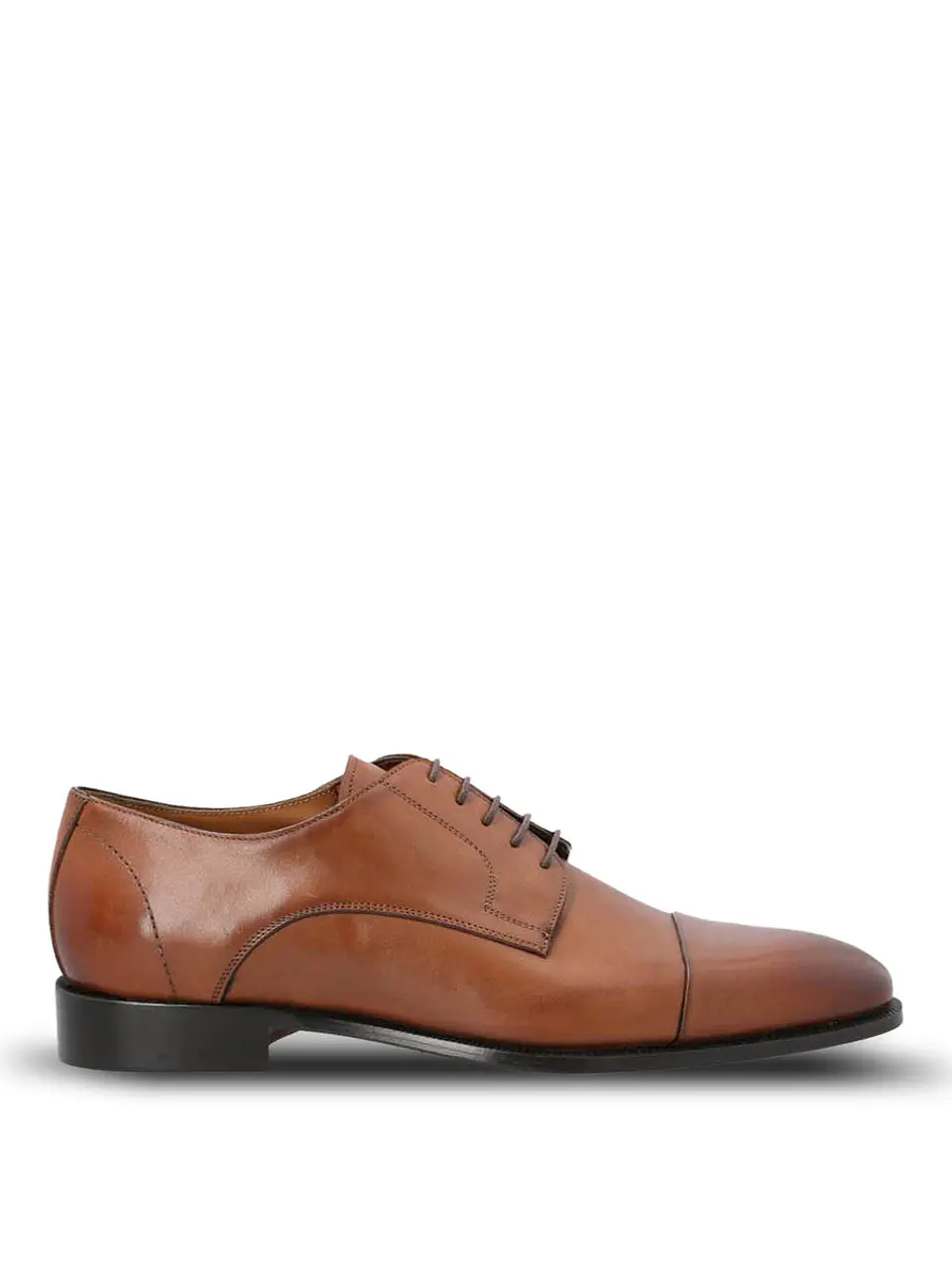 Zapato Italiano Hombre Cuero Morati Café 1