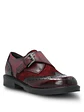 Zapato Italiano Cuero Mujer Tyloor Burdeo - Miniatura 1