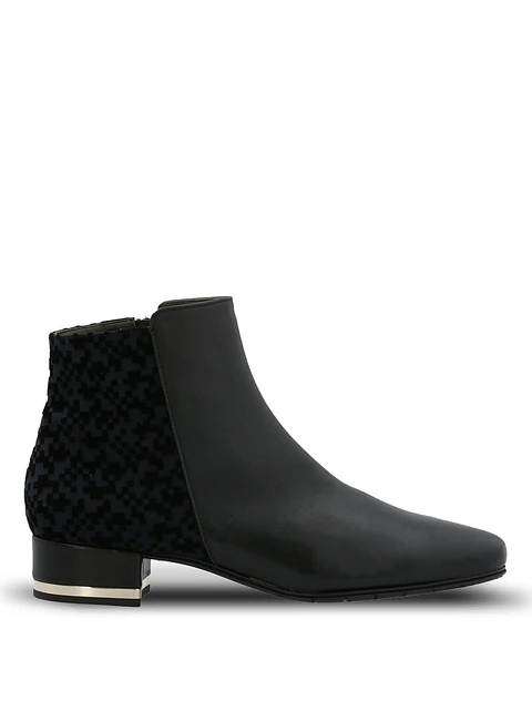 Botin Brunate Cuero Mujer Renata Azul