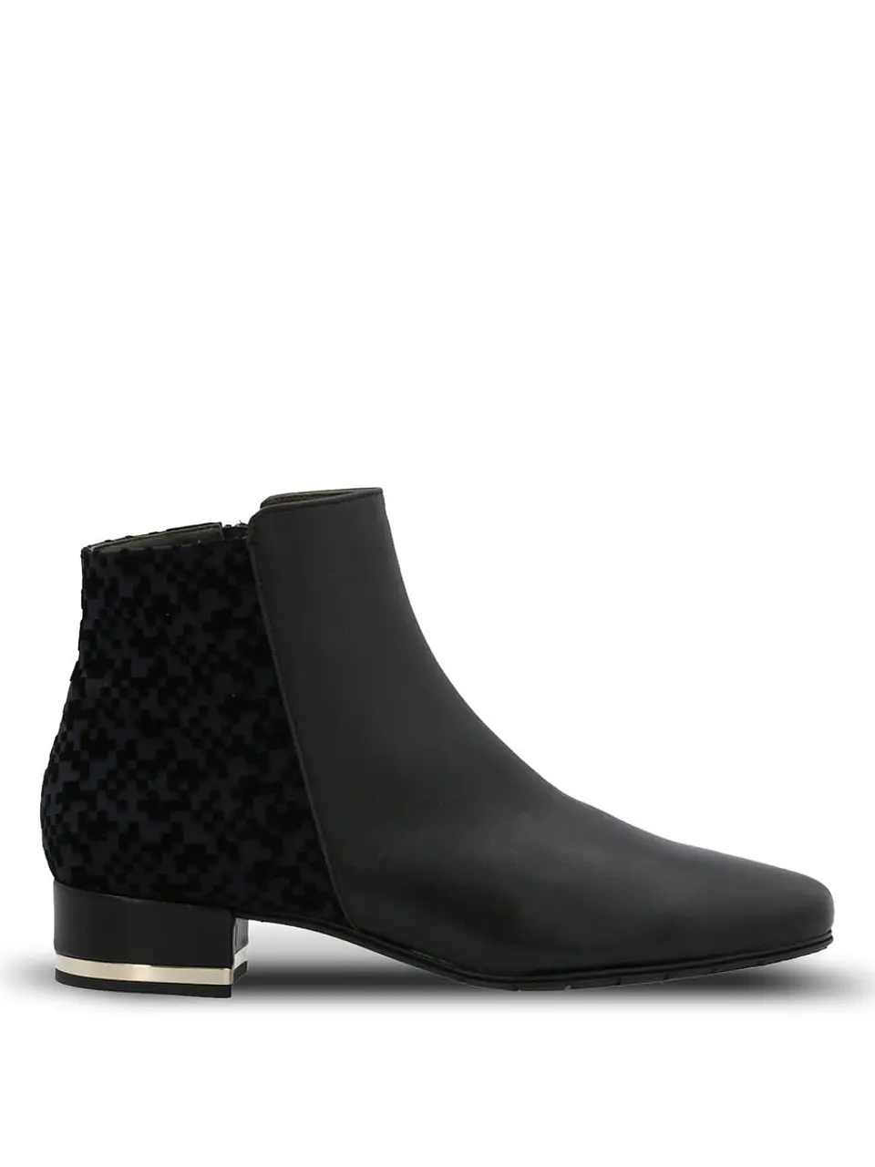 Botin Brunate Cuero Mujer Renata Azul 1