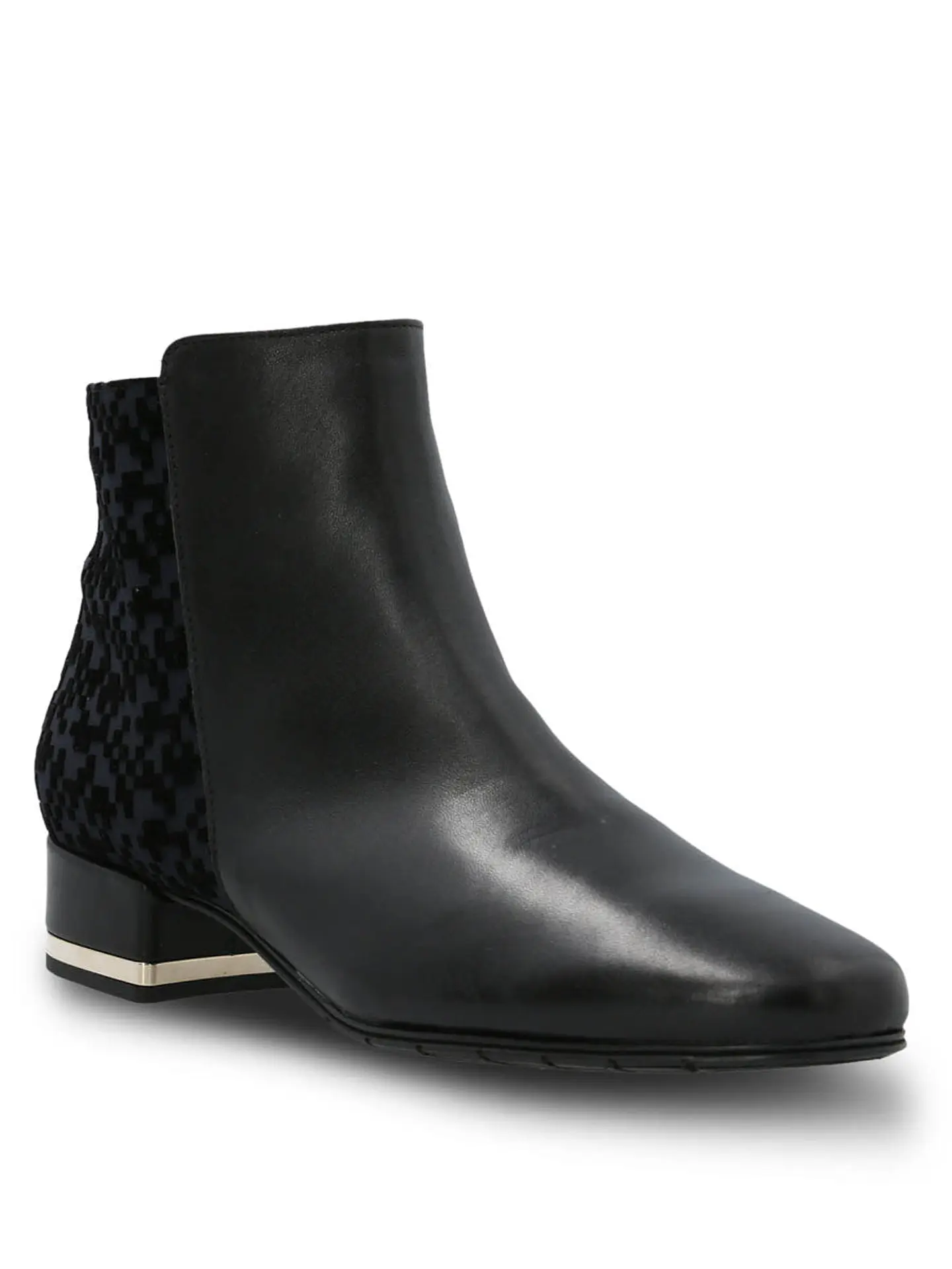 Botin Brunate Cuero Mujer Renata Azul 2