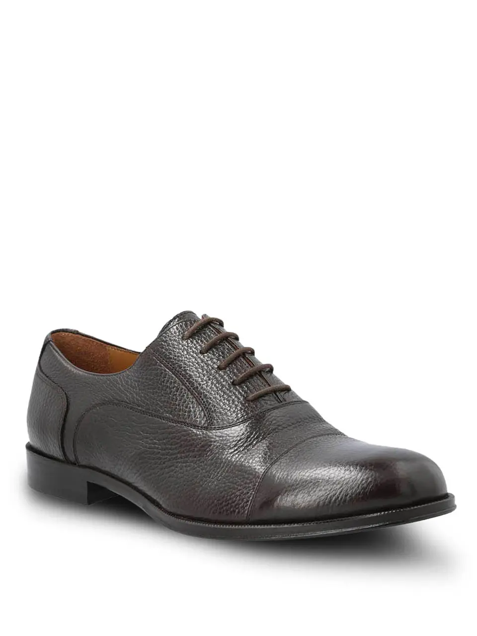 Zapato Italiano Hombre Cuero Padua Café 2