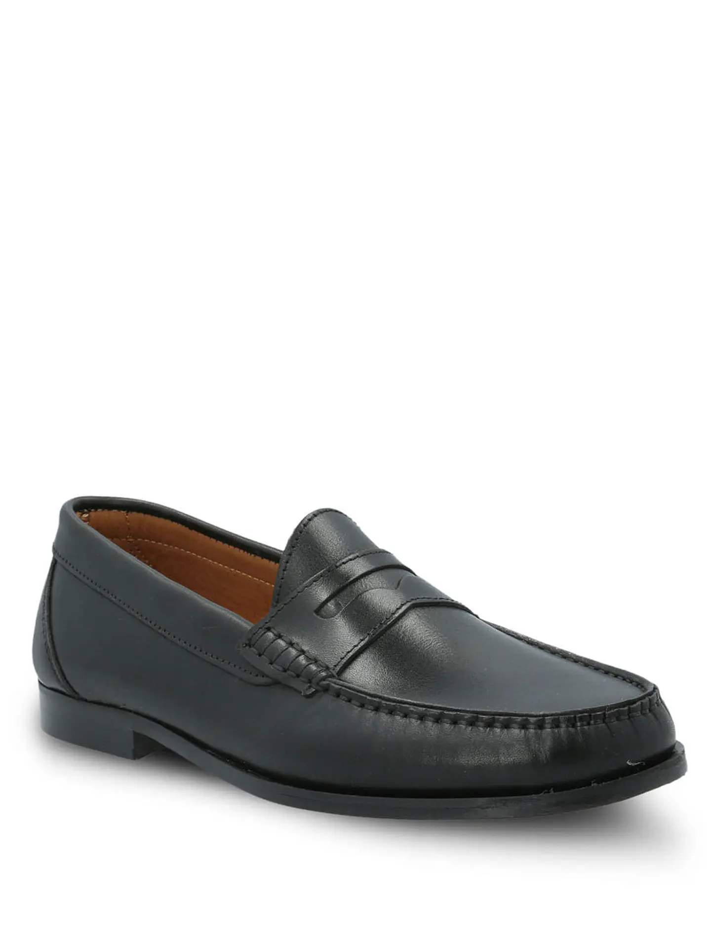 Mocasin Cuero Hombre Italiano Cazzoli Negro 2
