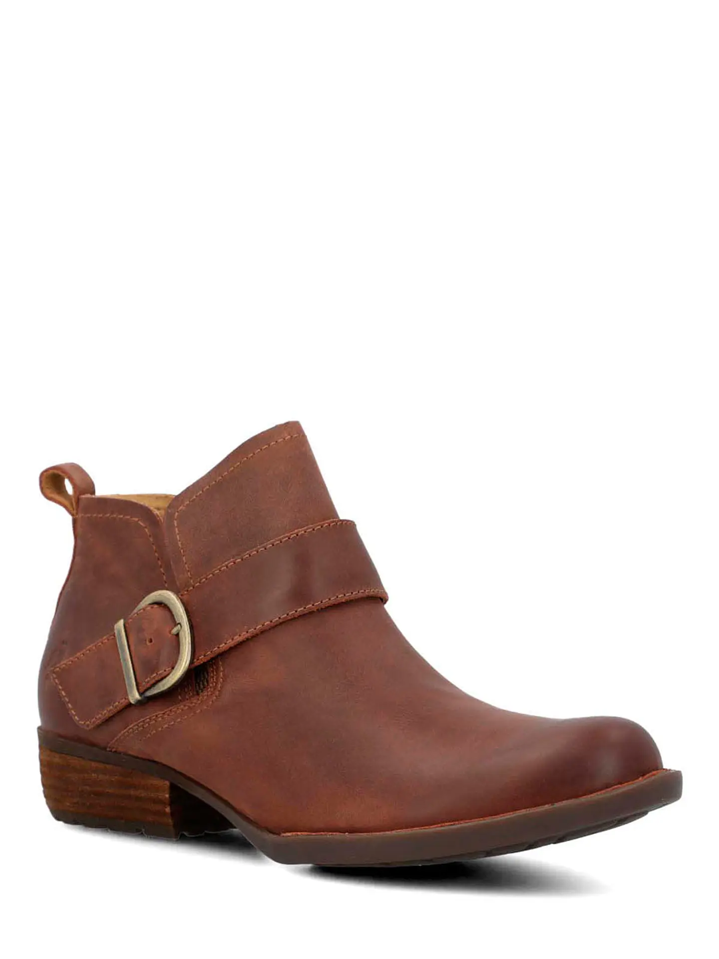 Botin Cuero Mujer Raquel Café 2