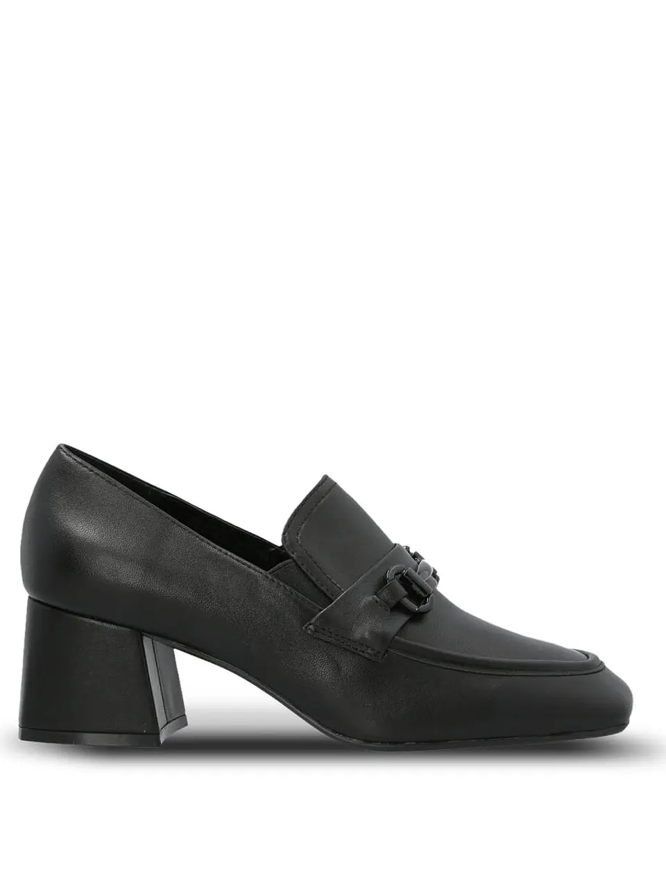 Zapato Cuero Mujer Zara Negro 1
