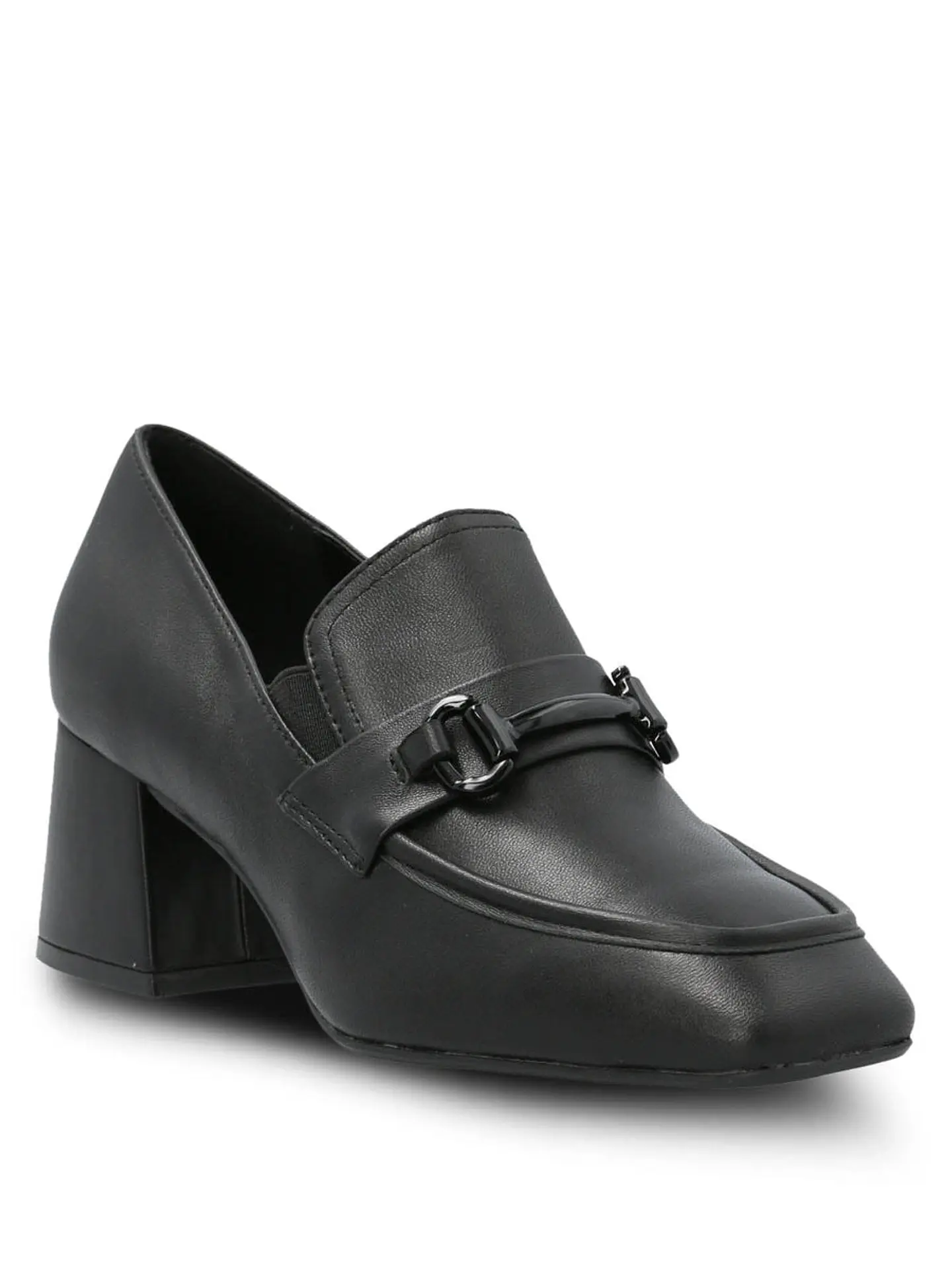 Zapato Cuero Mujer Zara Negro 2